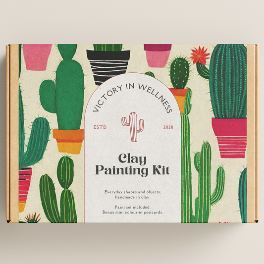 Desert Cacti Paint By Numbers Kit, Succulent Painting, DIY Art Project | by Victory In Wellness-0