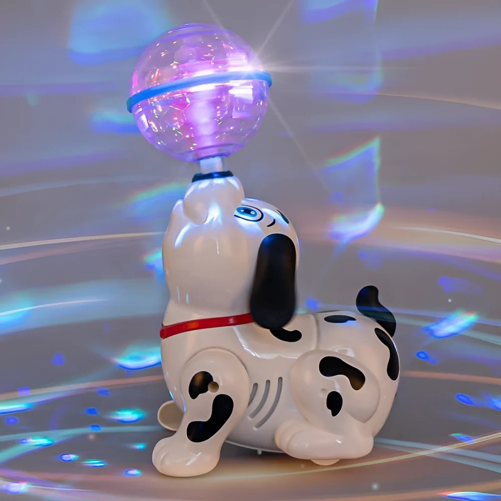 White (Base) Plastic Kids Dancing Musical Light Dog Toy, Size: 19 X 9.5 X 13 cm